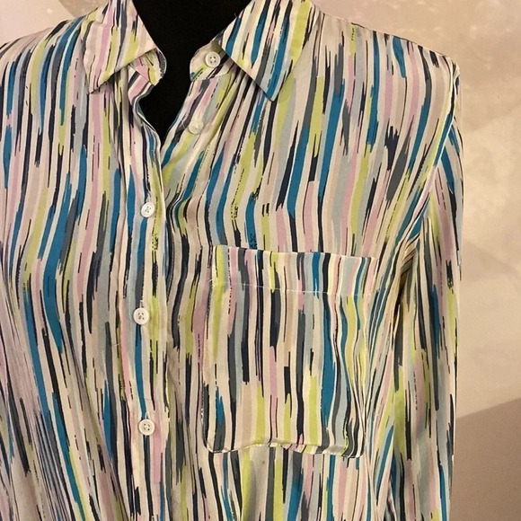 Equipment femme 100% silk blouse size XS - Picture 2 of 5